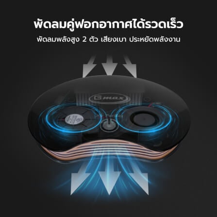 เครื่องฟอกอากาศในรถยนต์ GMAX AP-002B ดำ_6